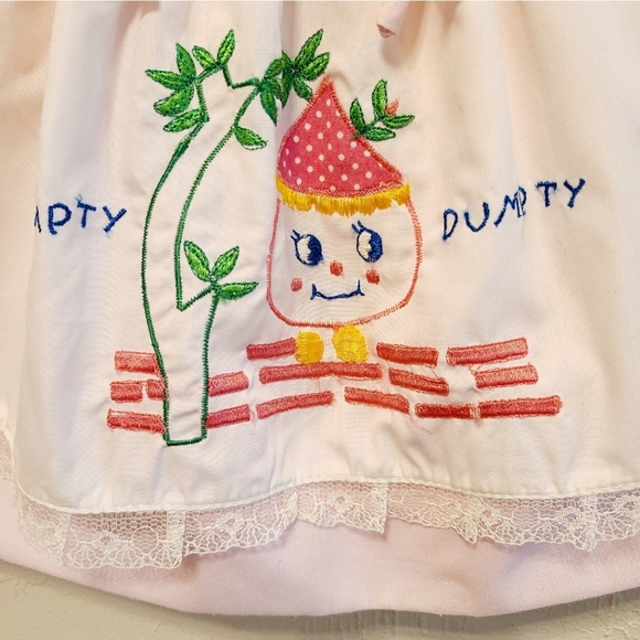 Vintage 80s Humpty Dumpty Dress 6M - Picture 2 of 9
